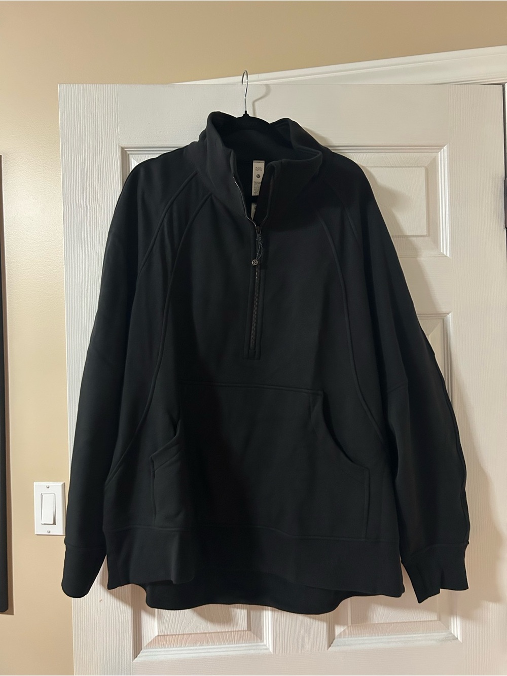 lululemon athletica Black Quarter-Zip Pullover Hoodie